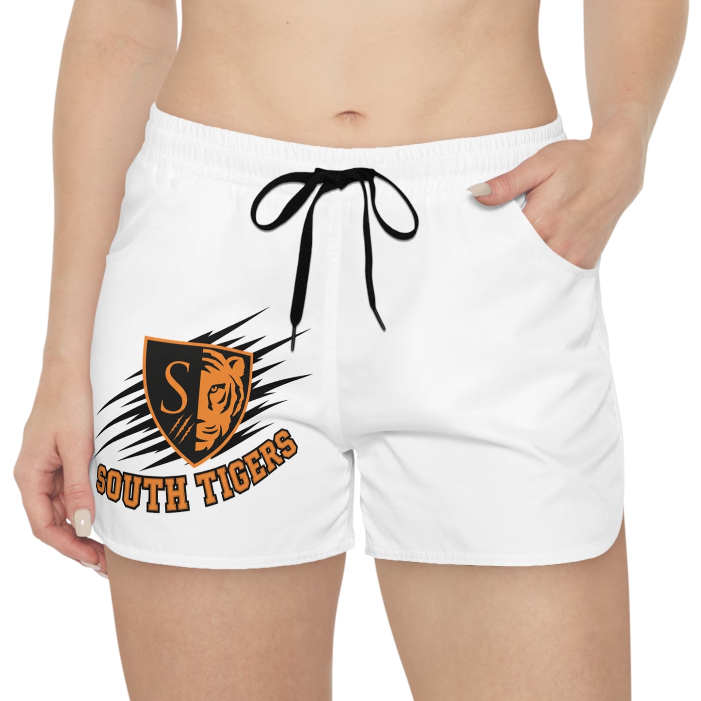 Minneapolis South Tigers Women's Casual White Shorts