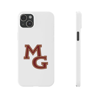 Maple Grove Crimson Slim Phone Case - Stylish Custom Cover for Daily Protection
