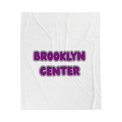 Brooklyn Center Centaurs Cozy Velveteen Plush Blanket - Perfect for Relaxation and Home Decor