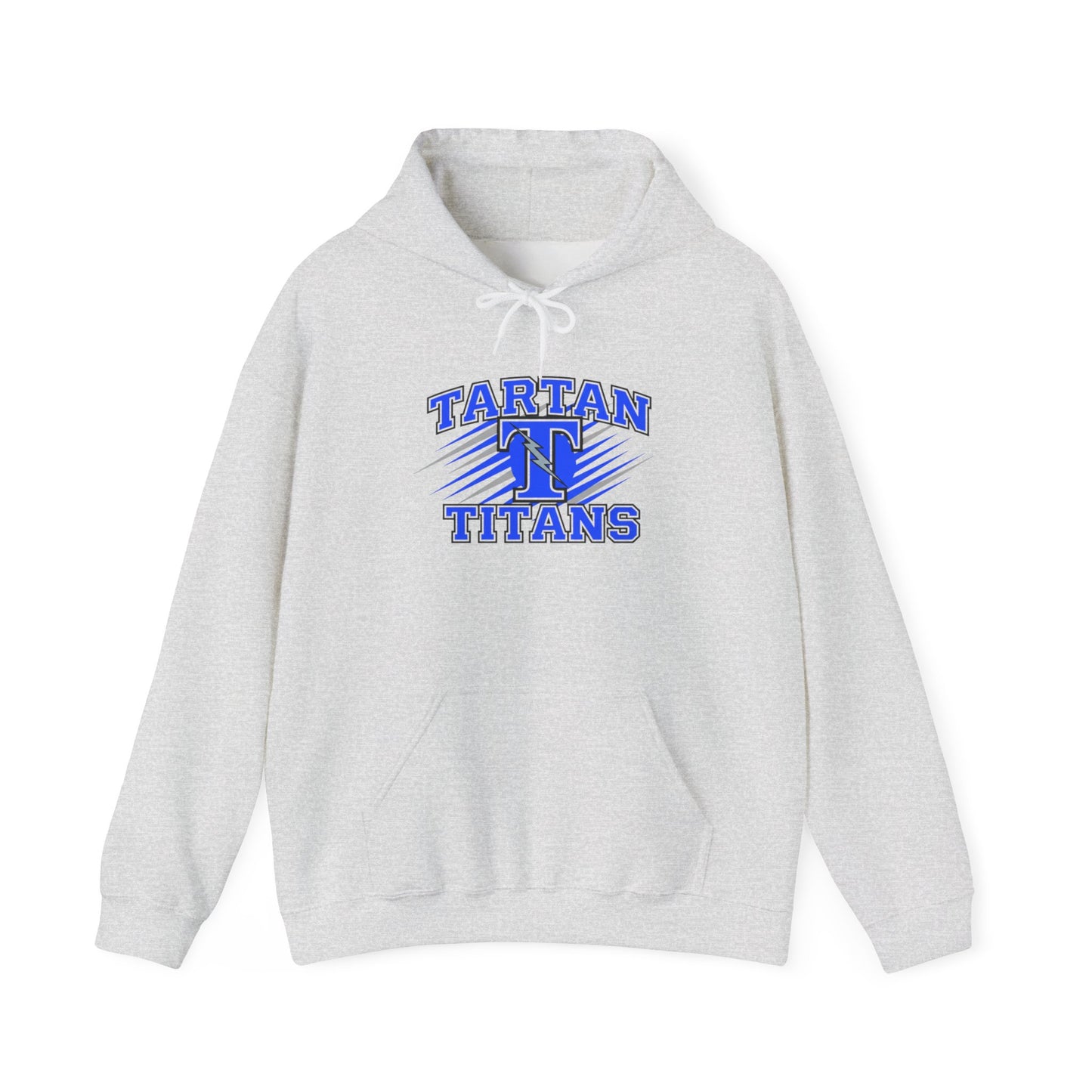 Unisex Heavy Blend Hooded Sweatshirt Tartan Titans - Perfect for Casual Comfort & School Spirit