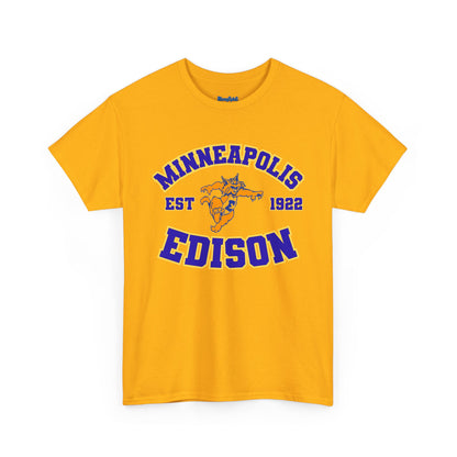Edison Minneapolis Tee - Vintage Mascot School Spirit Shirt (Est. 1922)