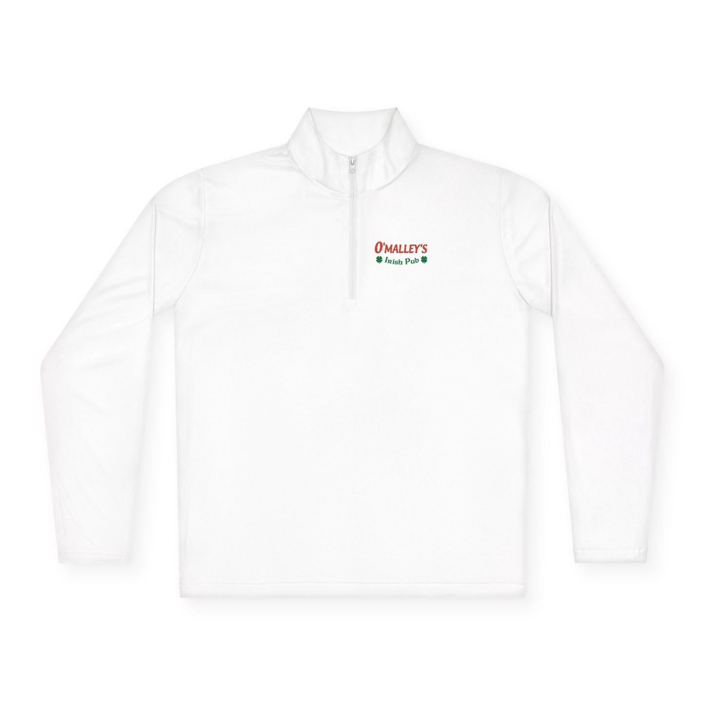 Quarter-Zip Pullover — O'Malley's Logo Embroidered Chest - Unisex