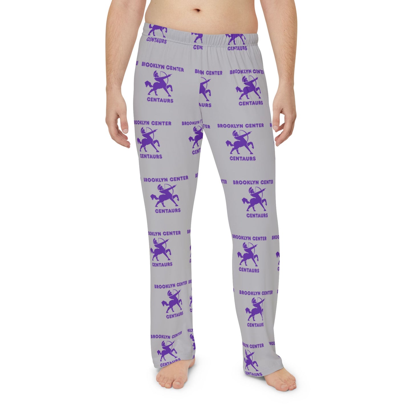Brooklyn Center Centaurs Men's Pajama Pants - Cozy Graphic Lounge Wear for Relaxation