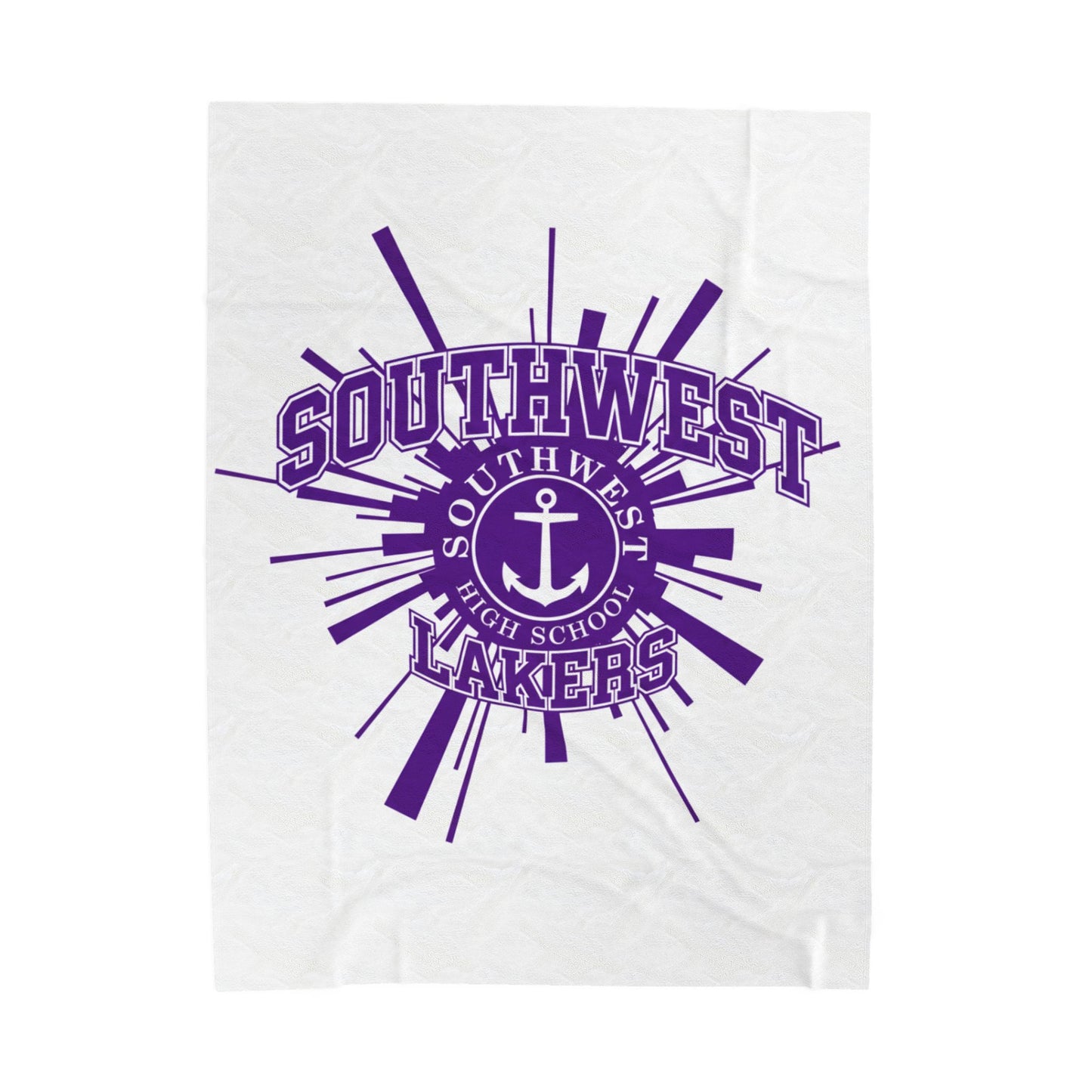 Minneapolis Southwest Lakers Velveteen Plush Blanket - Cozy Team Spirit Throw