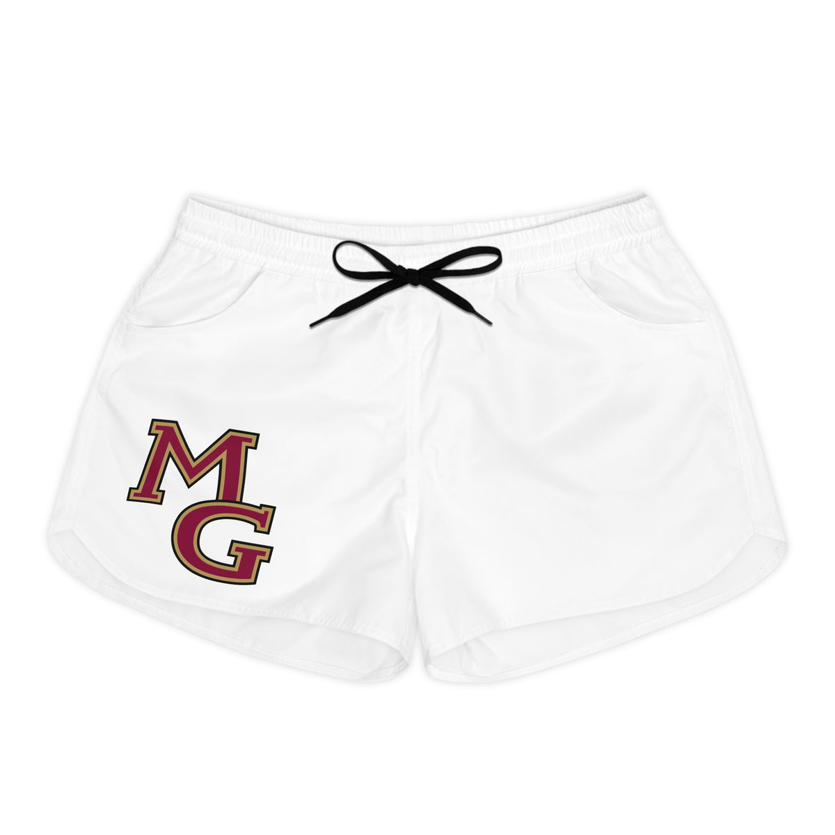 Maple Grove Crimson Women's Casual White Shorts