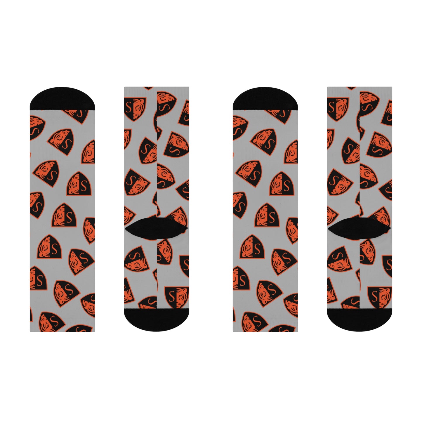 Minneapolis South Tigers Lounge in Style: Cushioned Crew Socks