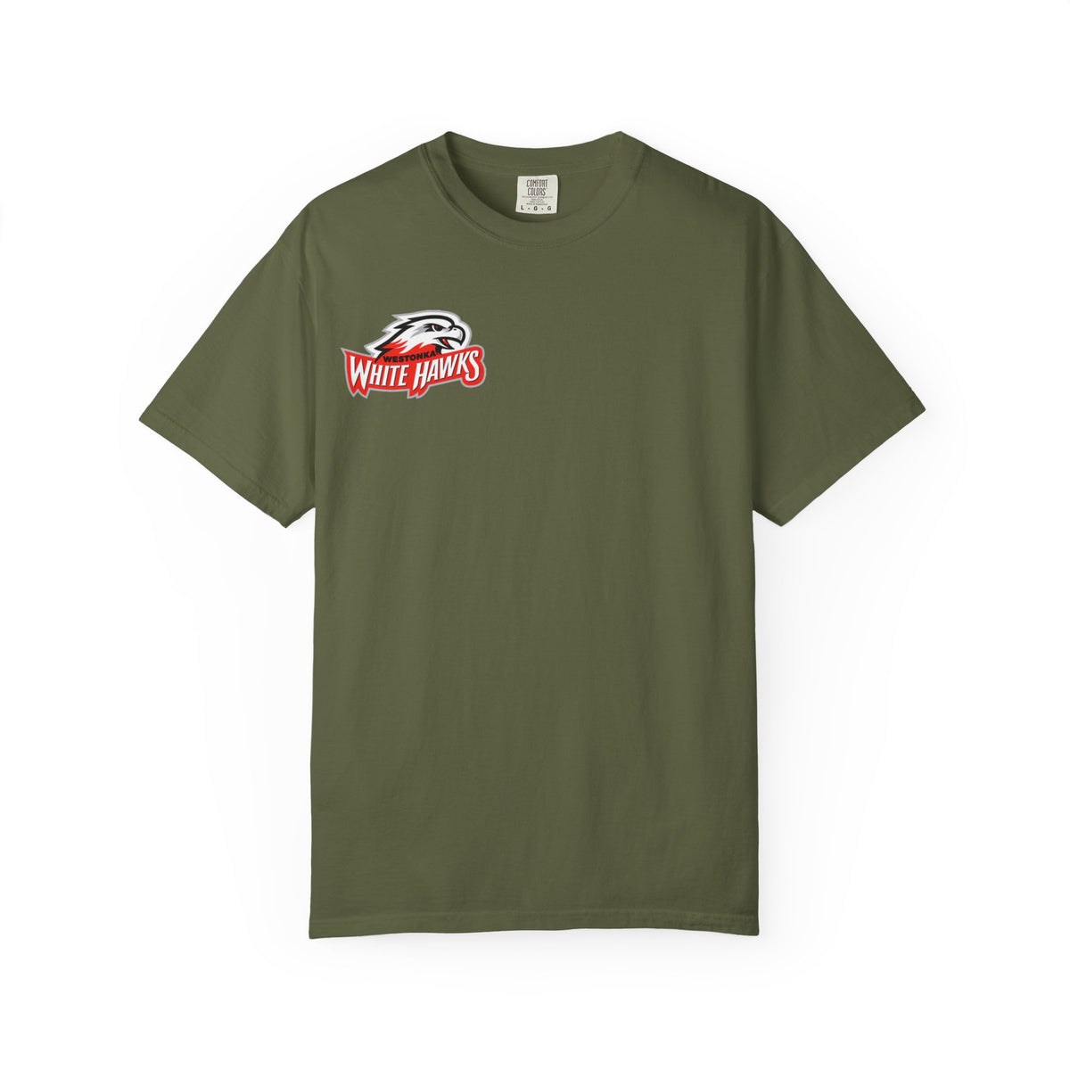 Mound Westonka White Hawks Unisex Garment-Dyed T-Shirt