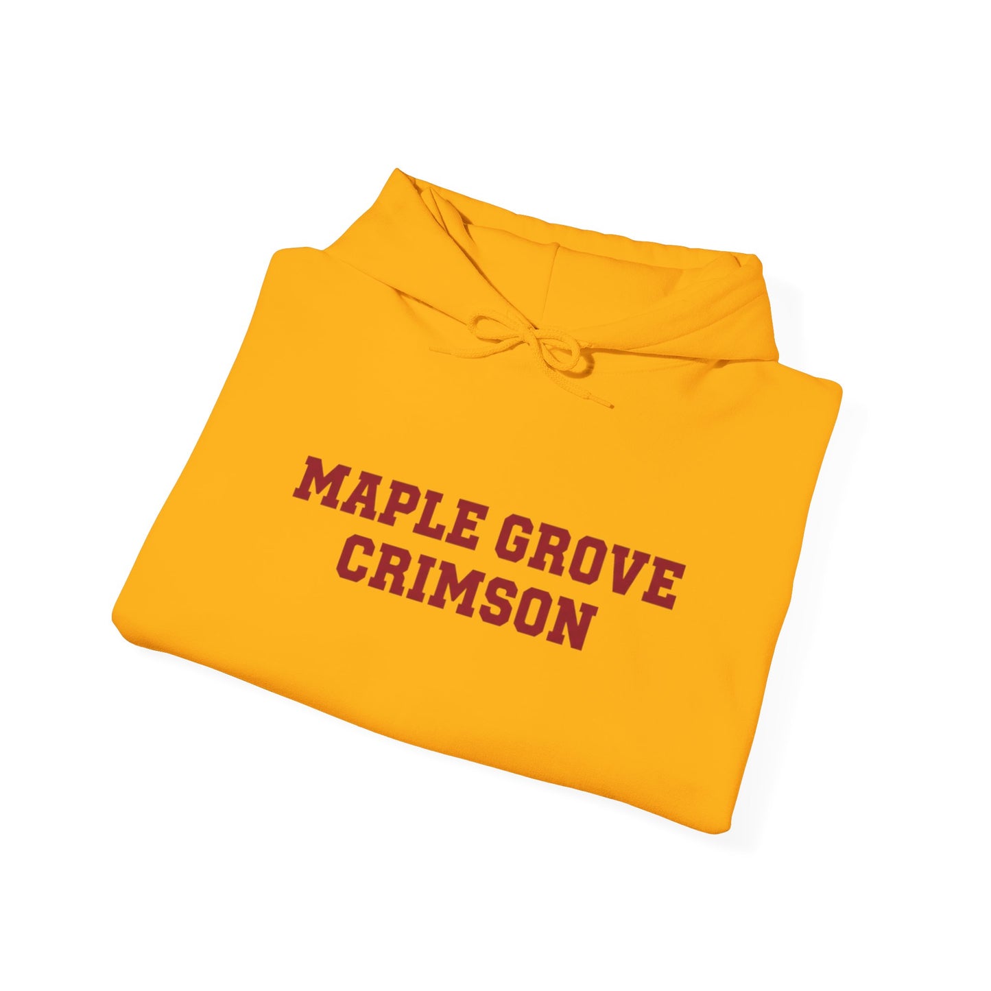 Maple Grove Crimson Unisex Heavy Blend™ Hooded Sweatshirt - Cozy and Stylish for School Spirit