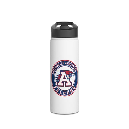 Robbinsdale Armstrong Falcons Stainless Steel Water Bottle, Motivational Hydration Bottle, Sports Water Bottle, Eco-Friendly Gift, Personalized Travel Mug