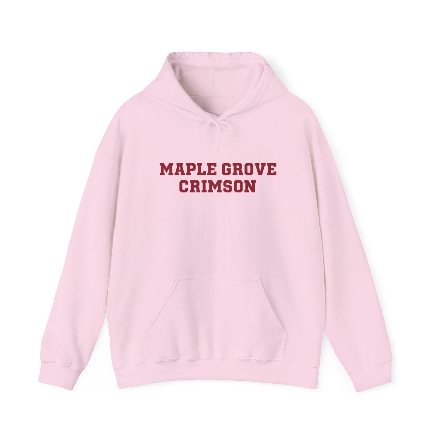 Maple Grove Crimson Unisex Heavy Blend™ Hooded Sweatshirt - Cozy and Stylish for School Spirit