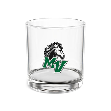 Mounds View Mustangs Rocks Glass, 10oz