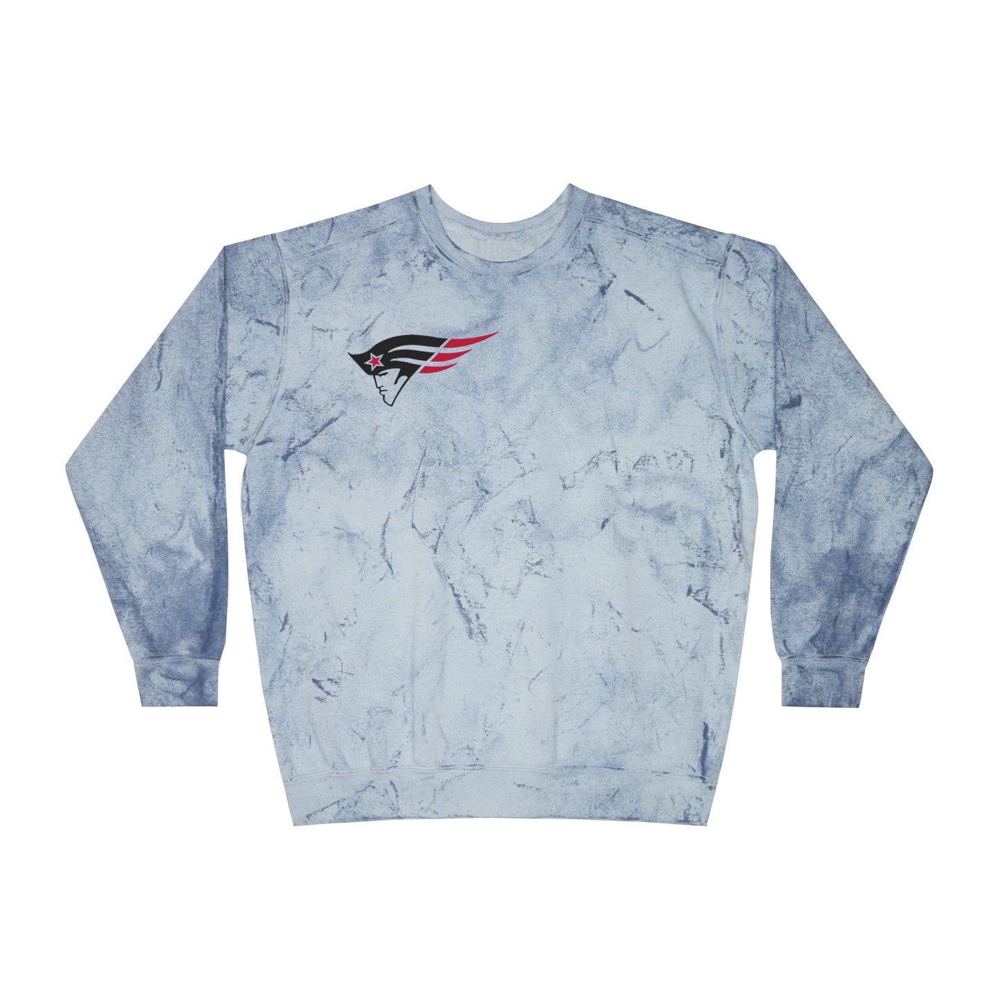 Saint Paul Central Minutemen Unisex Color Blast Crewneck Sweatshirt - Unique Abstract Design for Casual Comfort