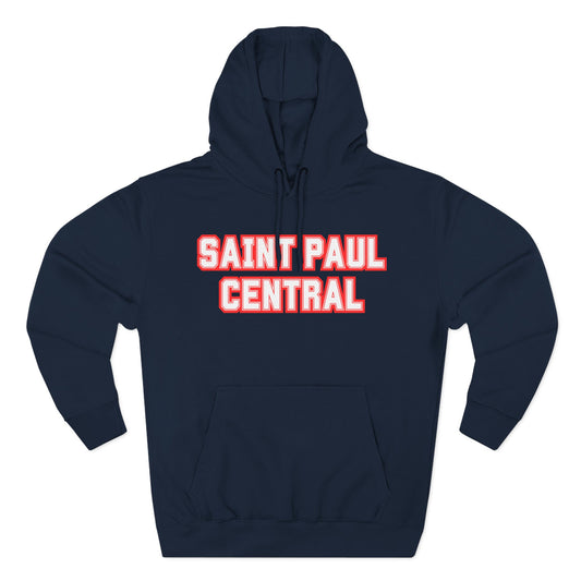 Saint Paul Central Hoodie - Classic School Fleece Pullover