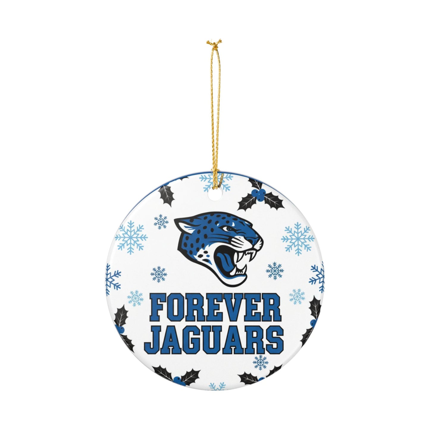 Bloomington Jefferson Jaguars "Forever" Holiday Ornament