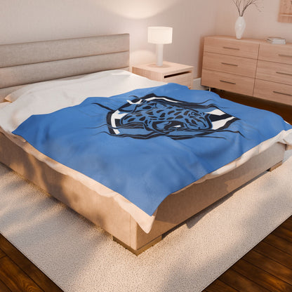 Bloomington Jefferson Jaguars Cozy Velveteen Plush Blanket - Perfect for Relaxation and Home Decor