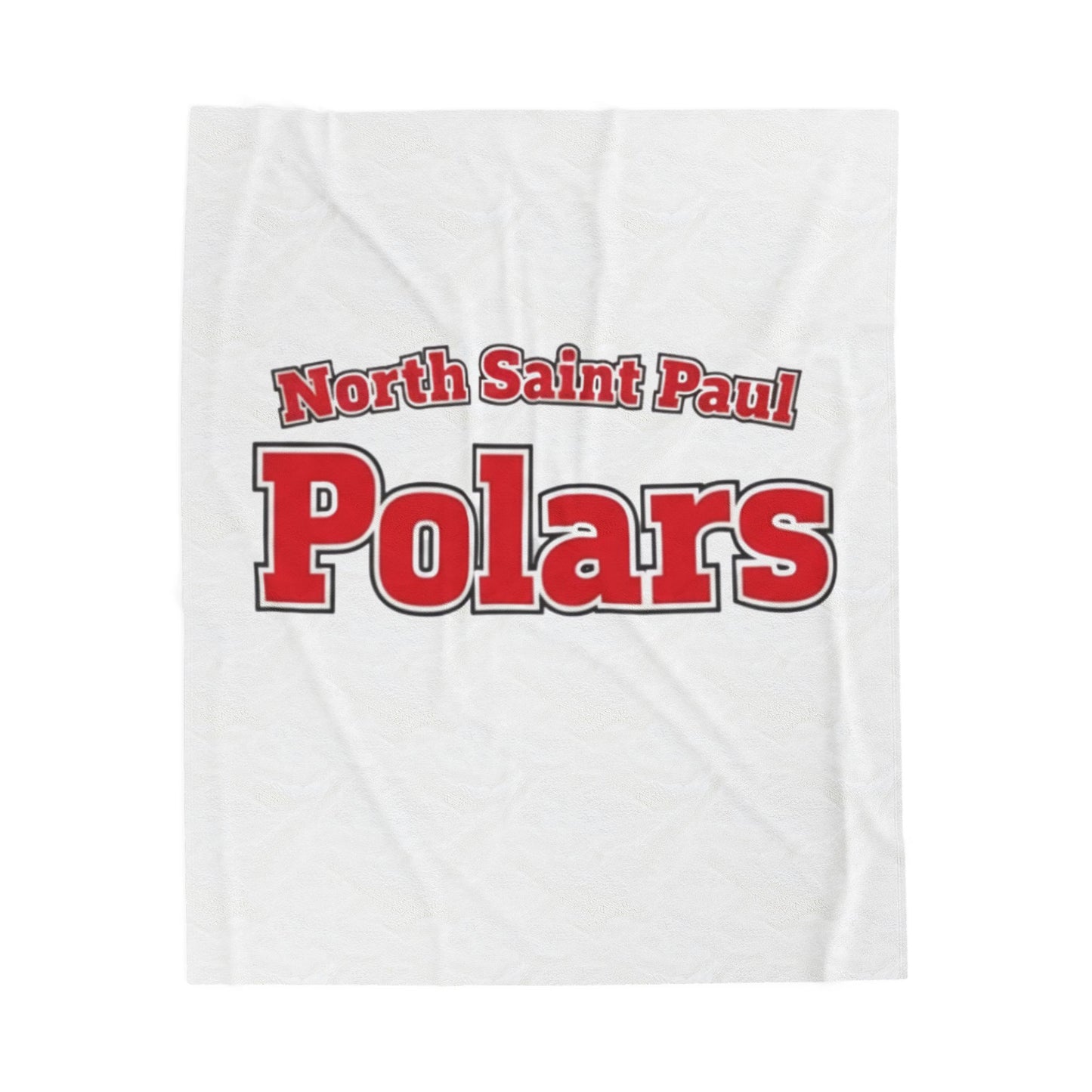 Plush Blanket - North Saint Paul Polars Design