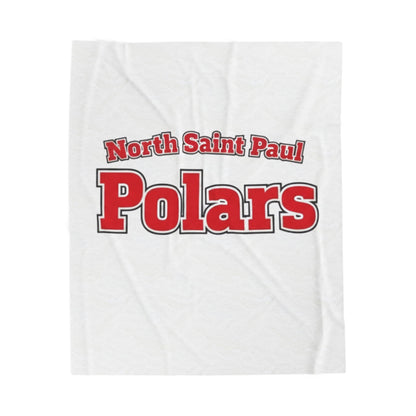 Plush Blanket - North Saint Paul Polars Design