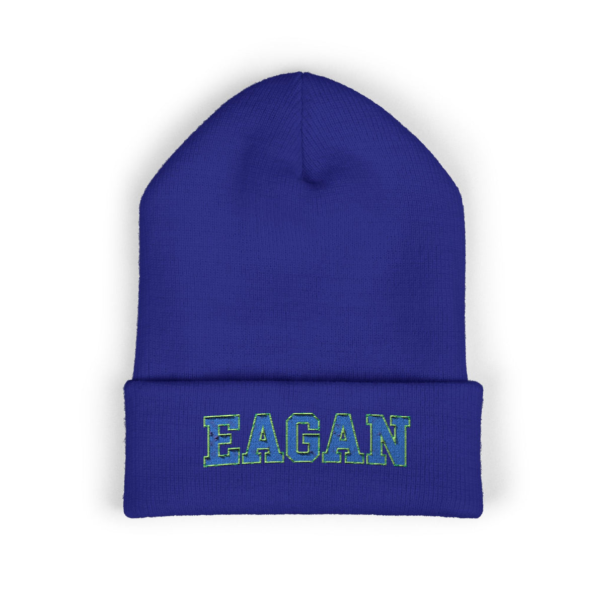 Eagan Embroidered Cuffed Beanie — Cozy Town Pride Winter Hat