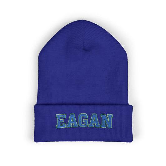 Eagan Embroidered Cuffed Beanie — Cozy Town Pride Winter Hat