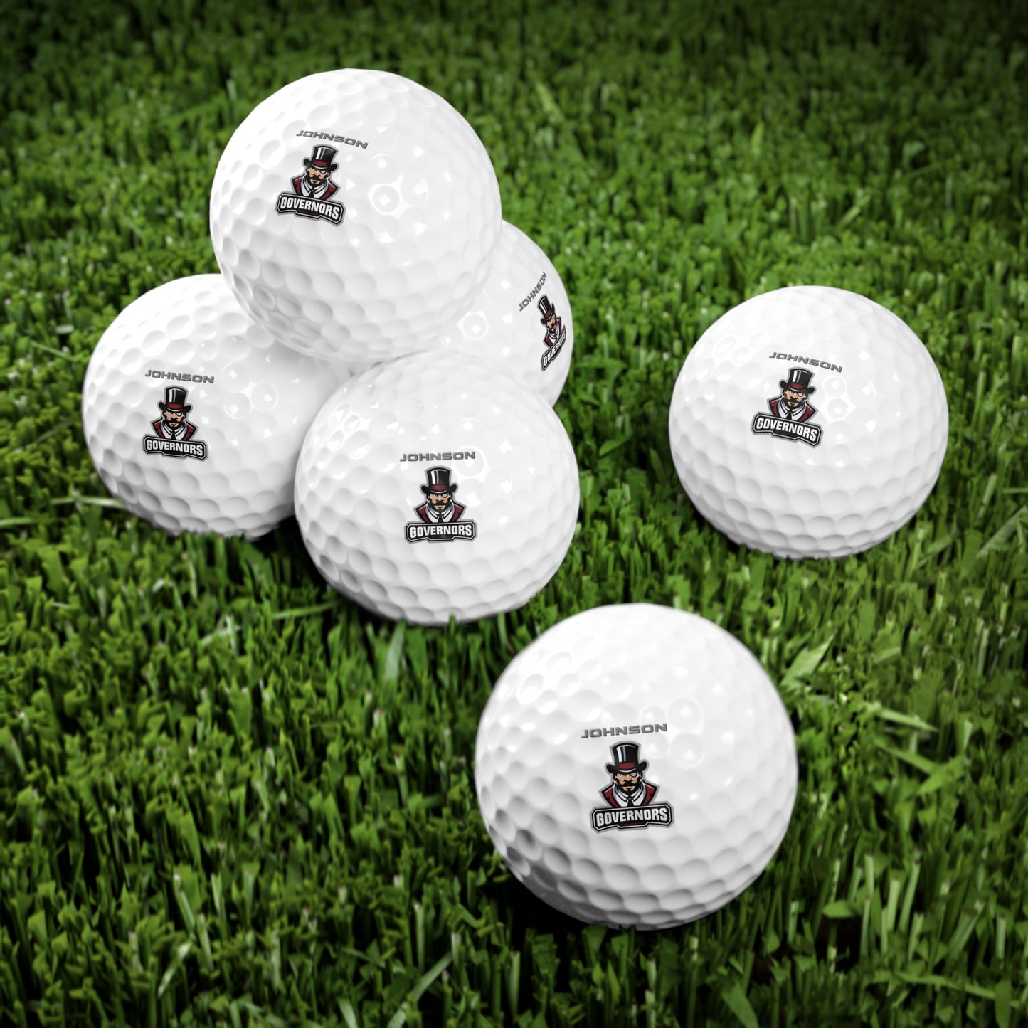 Saint Paul Johnson Governor's Golf Balls - Personalized 6-Pack for Golf Enthusiasts