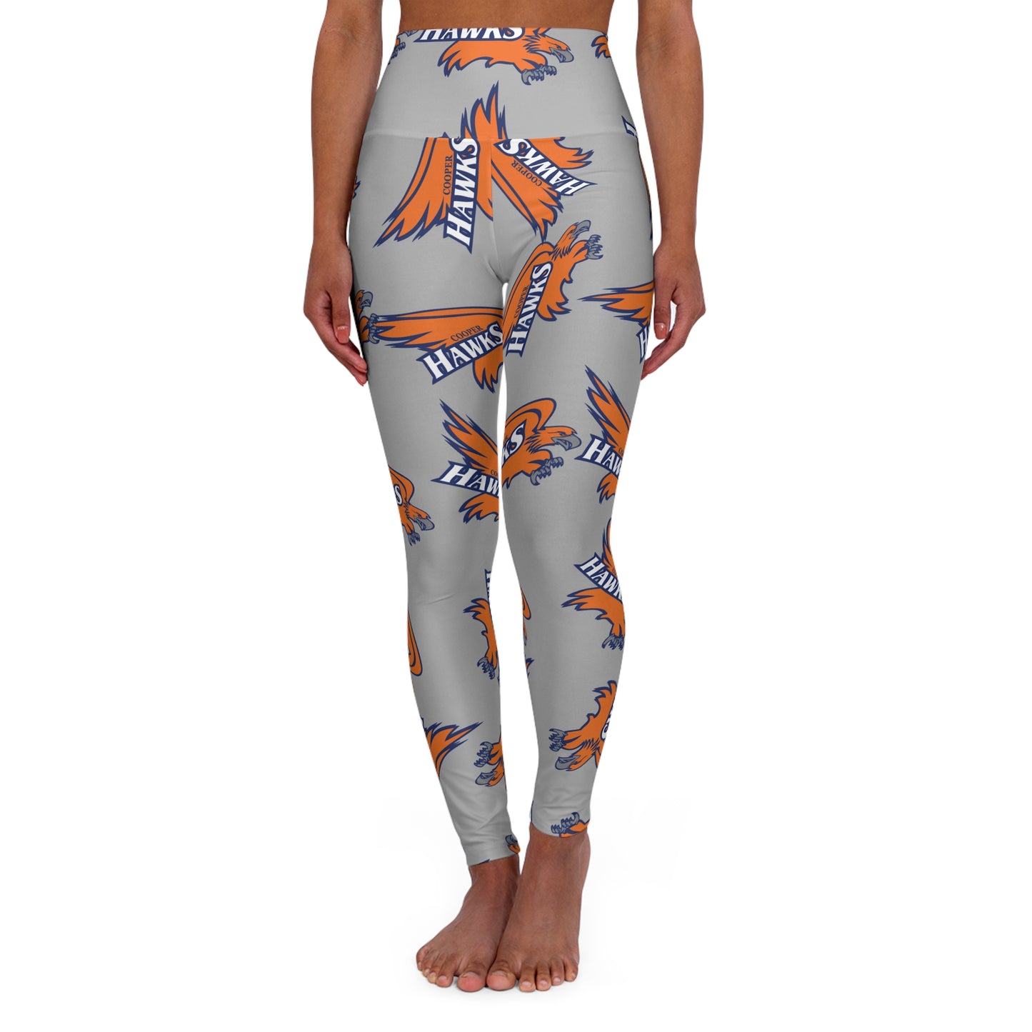 Robbinsdale Cooper Hawks High Waisted Leggings - Comfortable Fitness Wear for Active Lifestyle