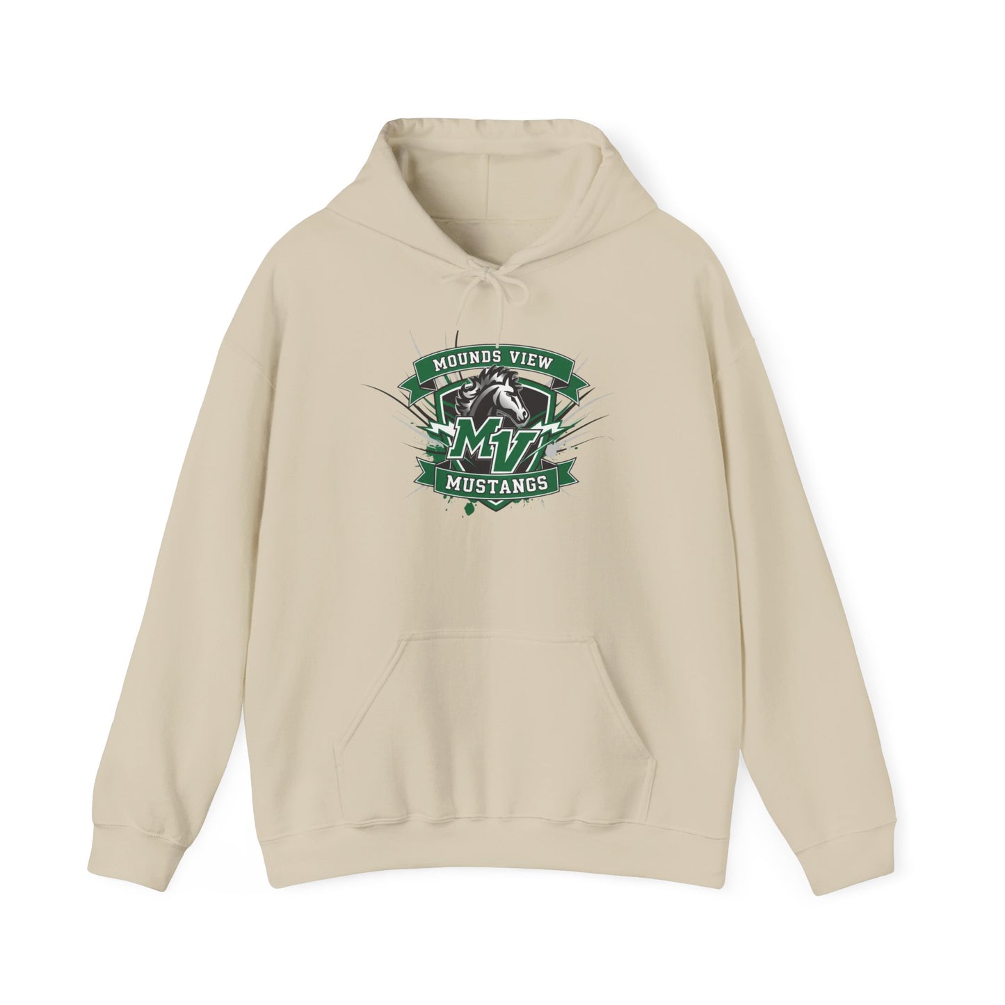 Mounds View Mustangs Vintage School Mascot Sweatshirt