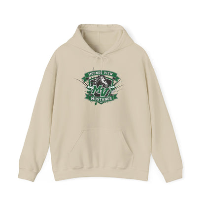Mounds View Mustangs Vintage School Mascot Sweatshirt