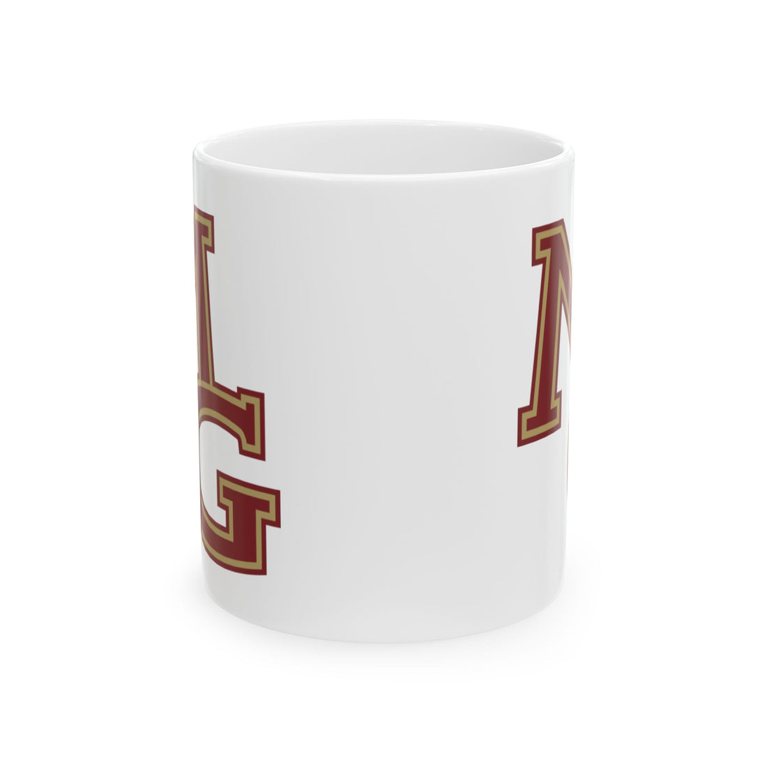 Maple Grove Crimson Ceramic Mug - Perfect Gift for Coffee Lovers
