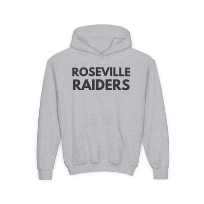Roseville Raiders Youth Sporty Hoodie, Perfect for Casual Wear