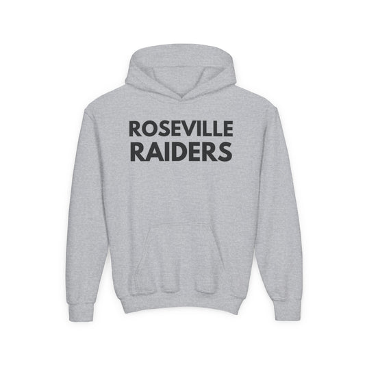 Roseville Raiders Youth Sporty Hoodie, Perfect for Casual Wear