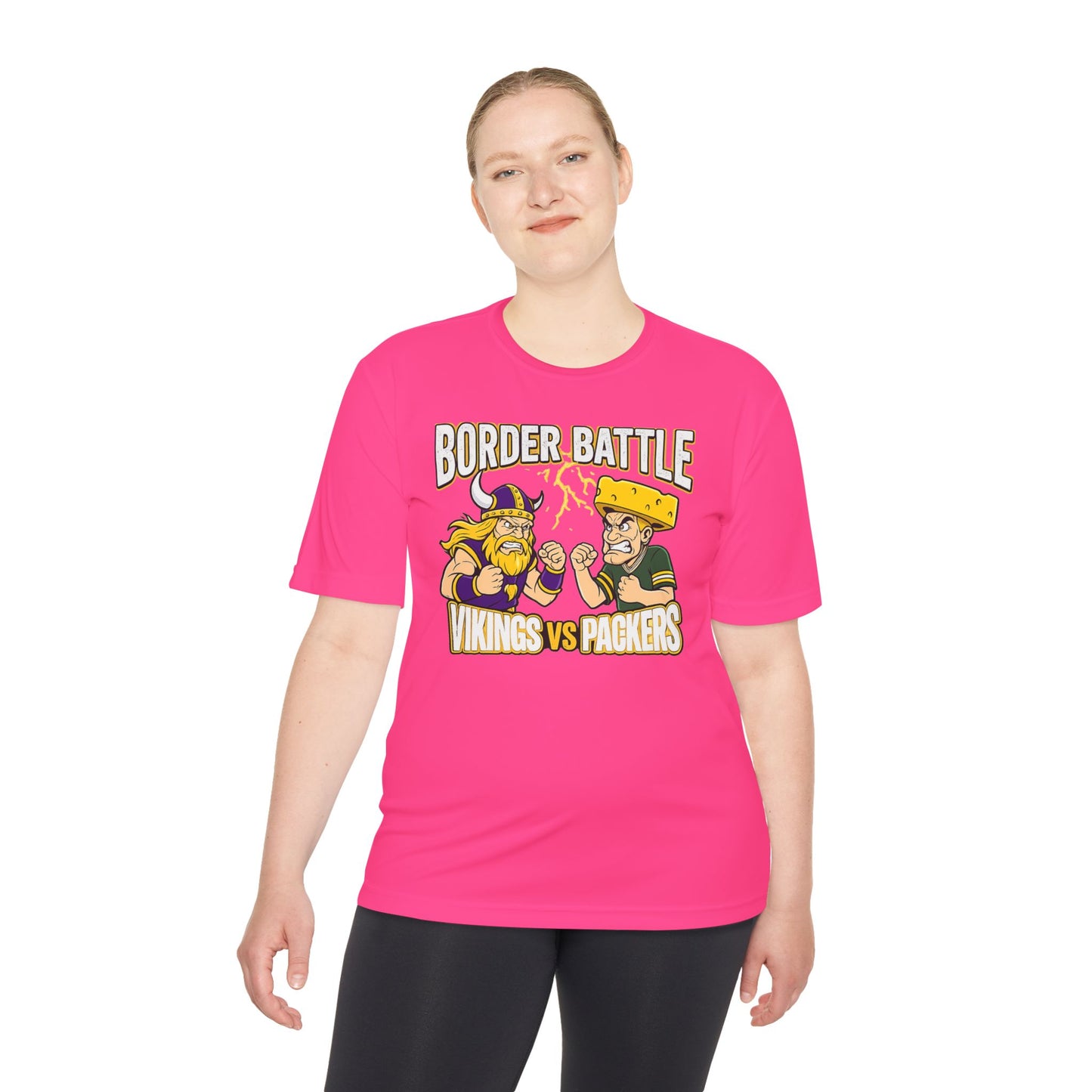 Border Battle Vikings vs Packers Tee — "The Best Seat in the Game Is at the Bar" Sports Rivalry Shirt