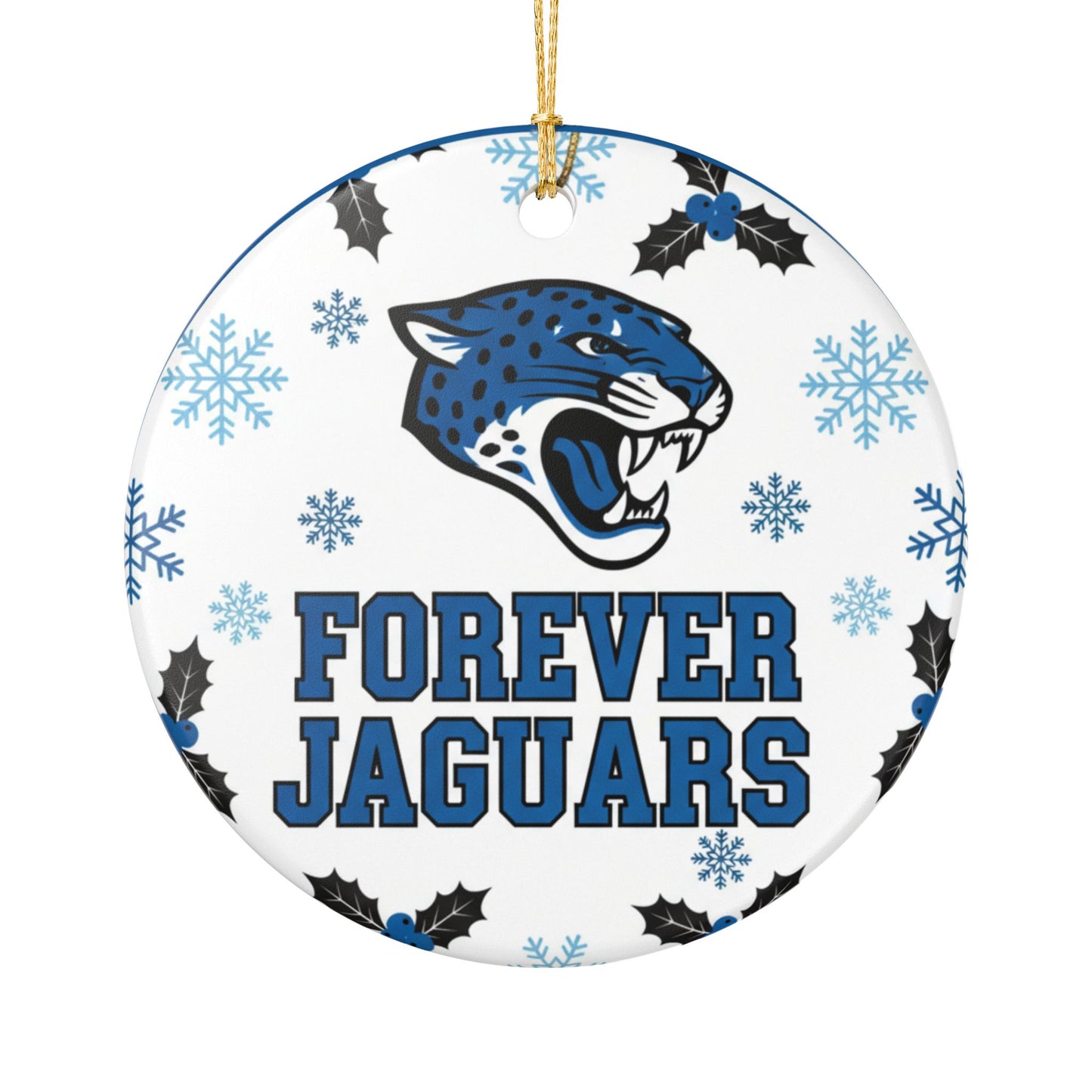 Bloomington Jefferson Jaguars "Forever" Holiday Ornament