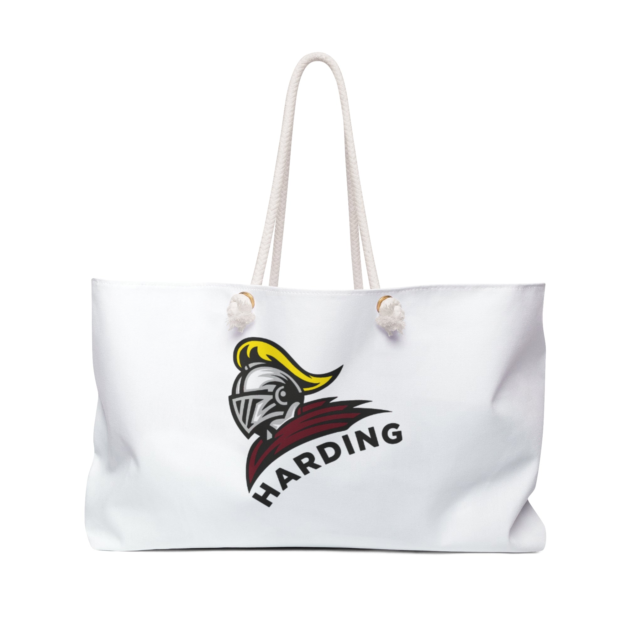 Spacious Harding Logo Weekender Bag - Stylish Travel Tote for Adventurers