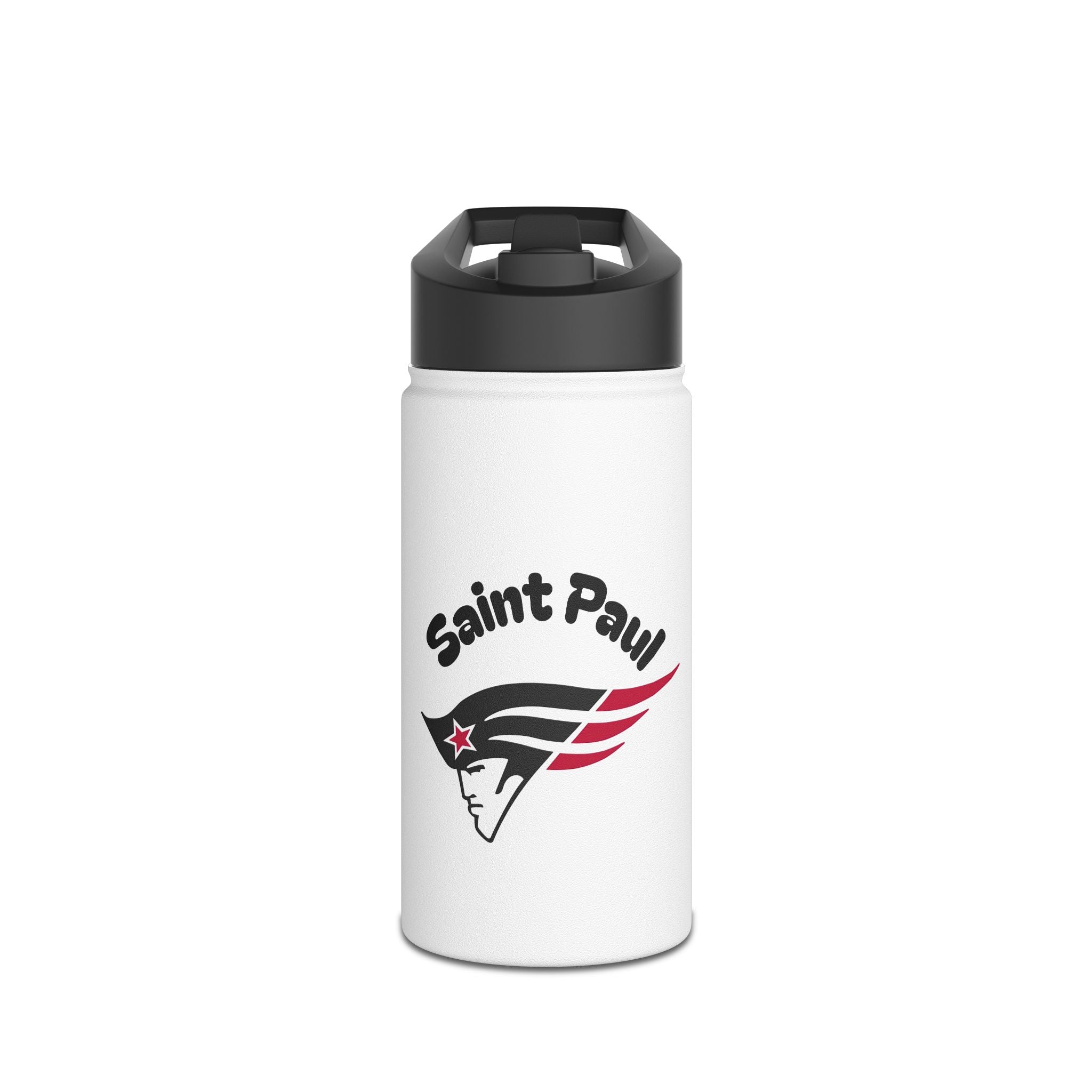 Saint Paul Central Minutemen Stainless Steel Water Bottle, Motivational Hydration Bottle, Sports Water Bottle, Eco-Friendly Gift, Personalized Travel Mug