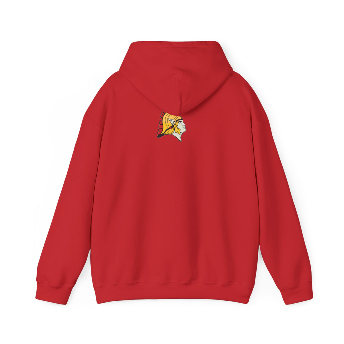 Orono Spartans Red Hoodie — School Spirit Pullover with Spartan Logo