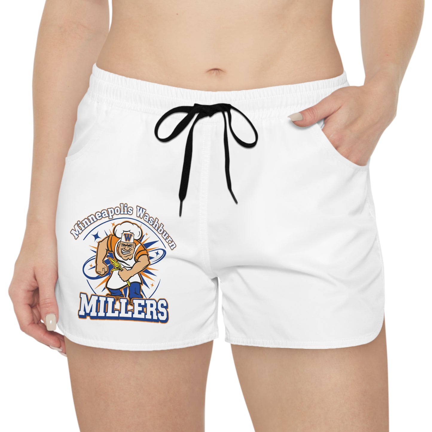 Minneapolis Washburn Millers Women's Casual White Shorts