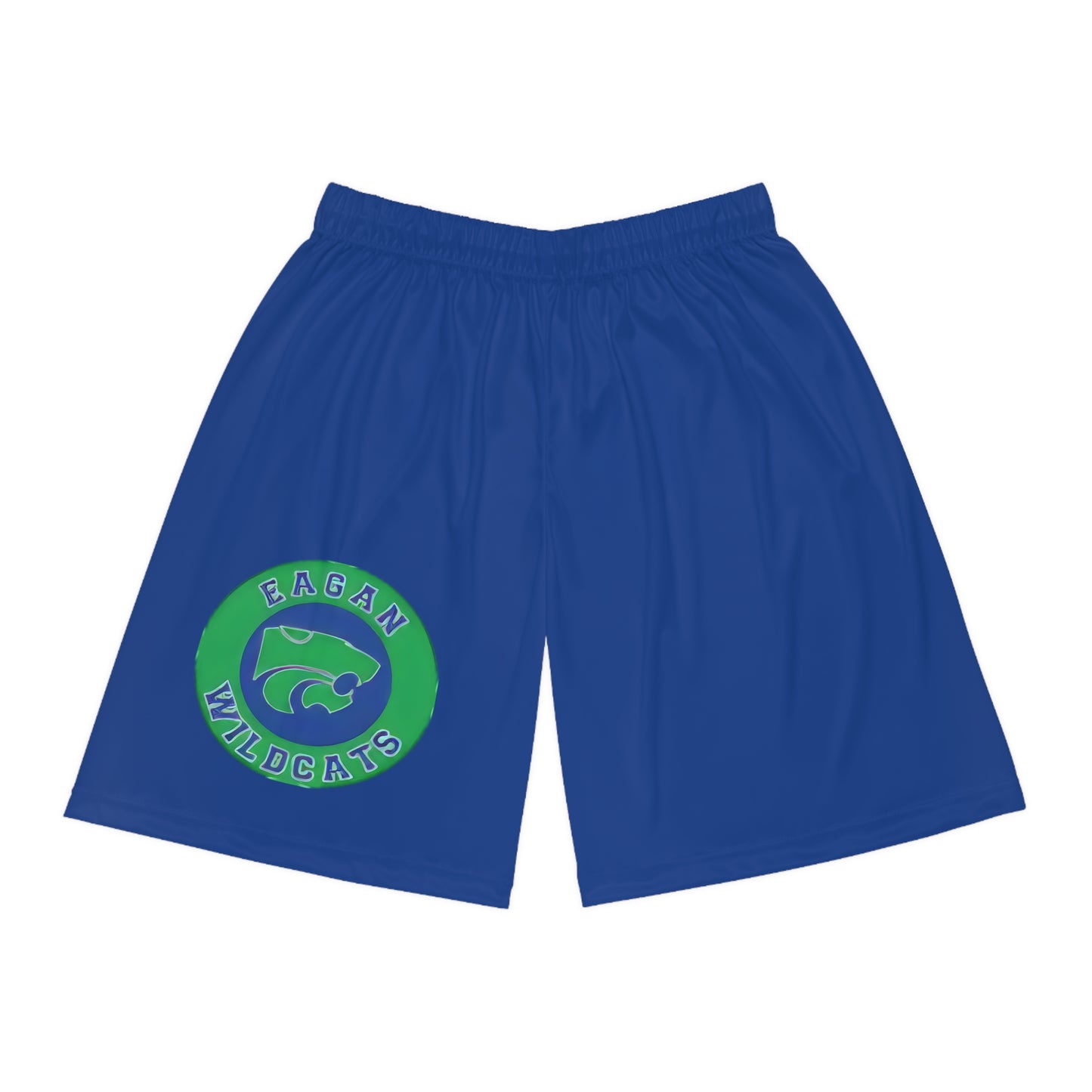 Eagan Wildcats Blue Men's Basketball Shorts - Comfortable Athletic Wear