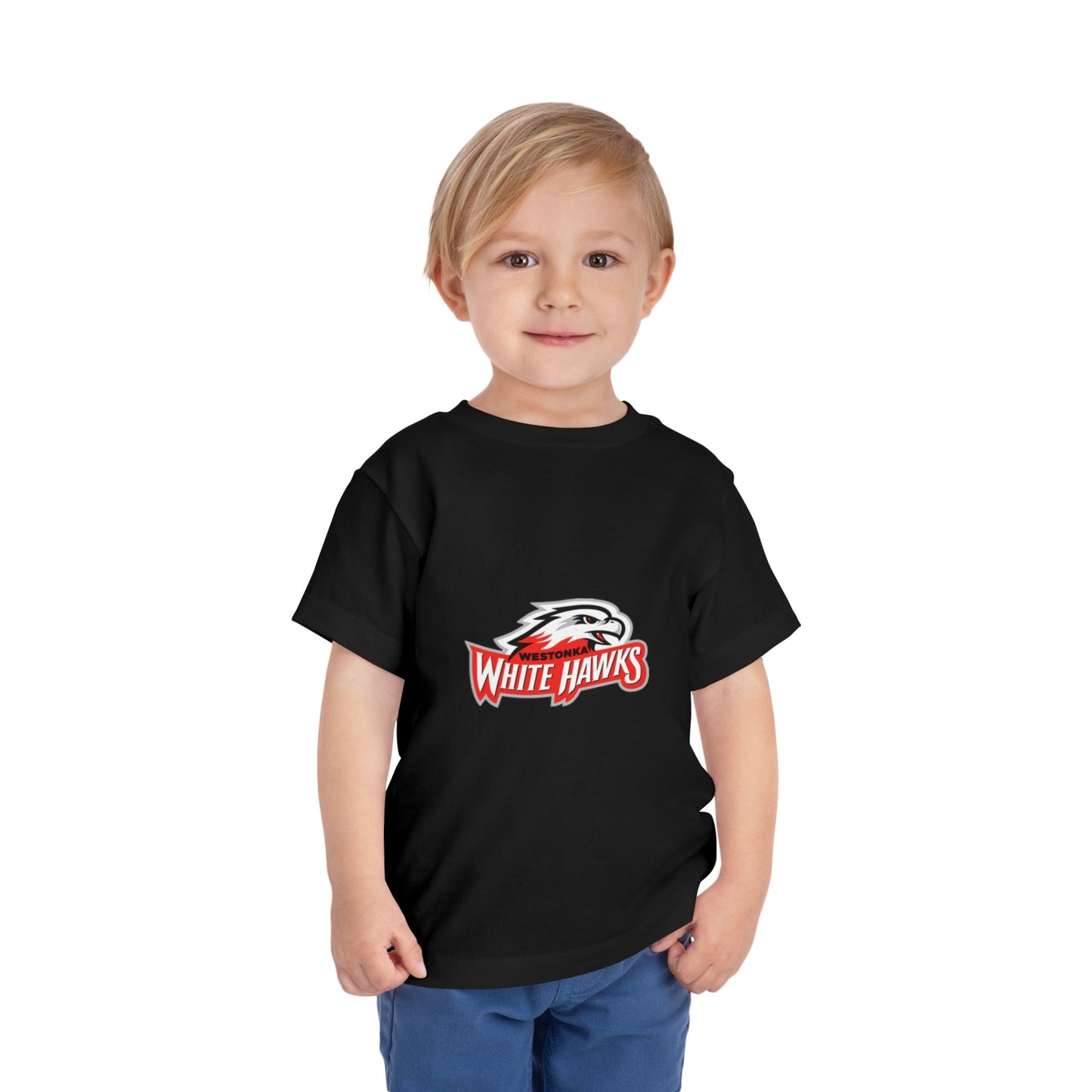 Mound Westonka White Hawks Fun Toddler Short Sleeve Tee