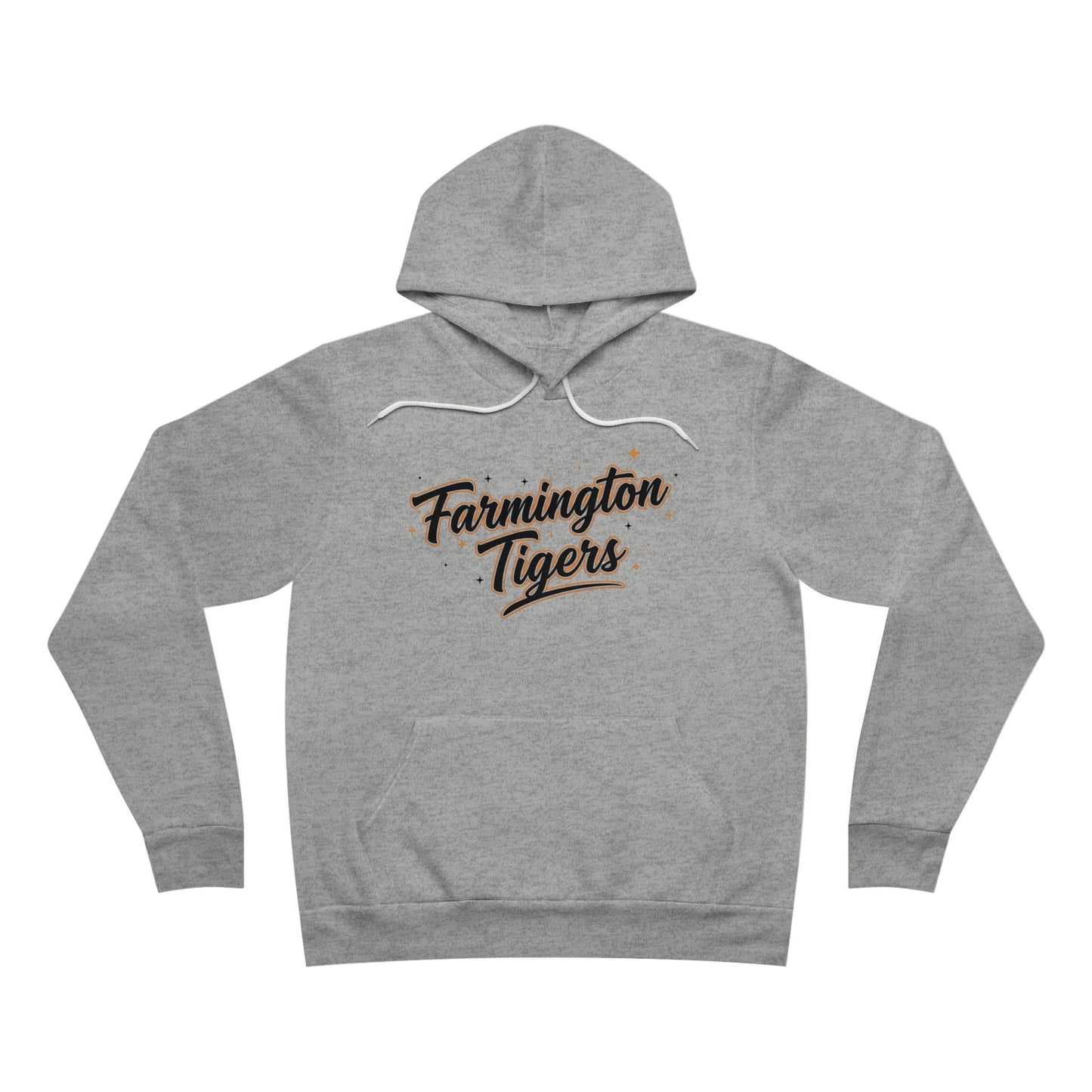 Farmington Tigers Retro Script Hoodie — School Spirit Pullover