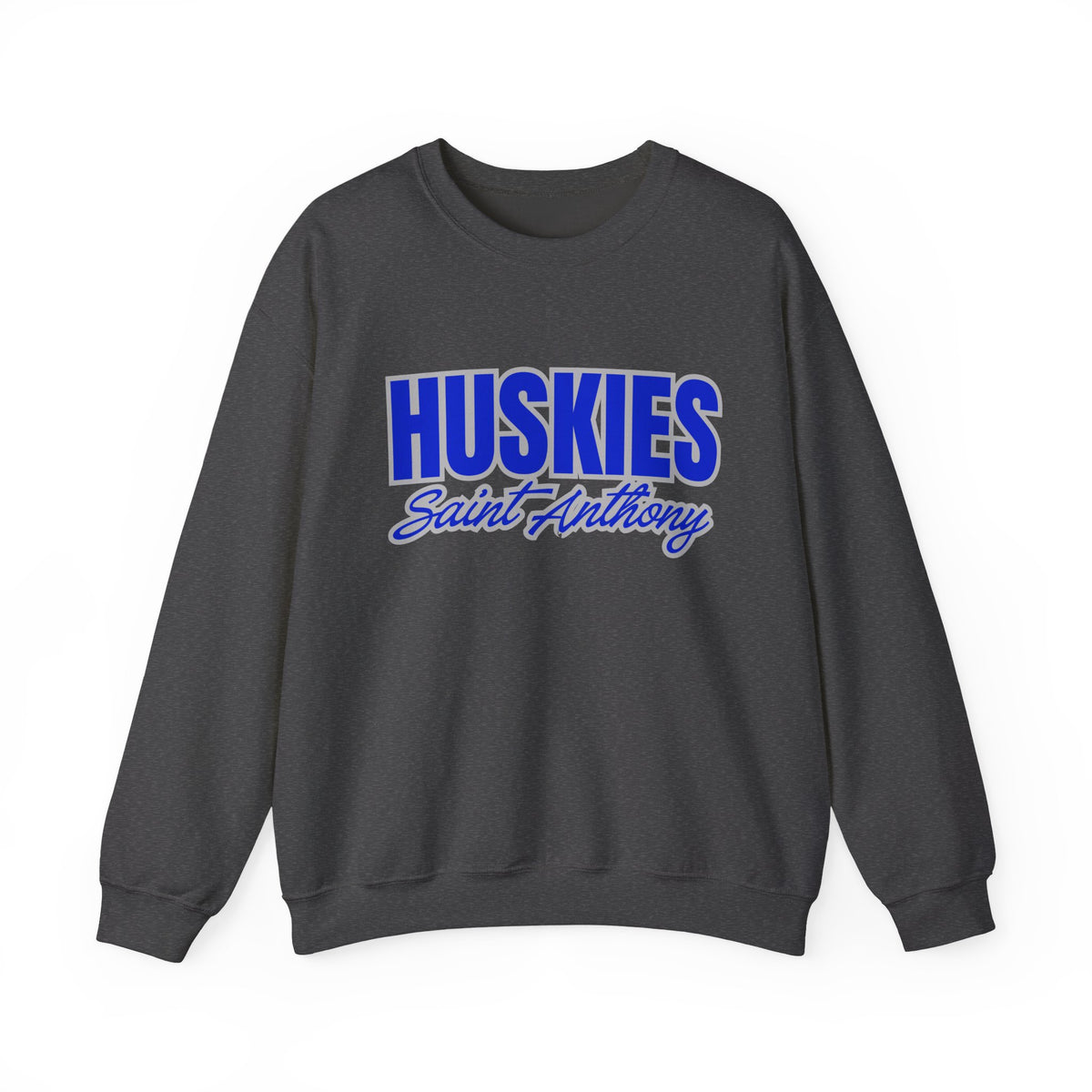 Saint Anthony Huskies Unisex Heavy Blend™ Crewneck Sweatshirt - Cozy Graphic Fashion