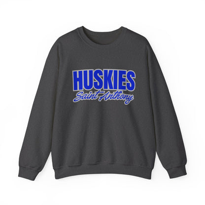 Saint Anthony Huskies Unisex Heavy Blend™ Crewneck Sweatshirt - Cozy Graphic Fashion