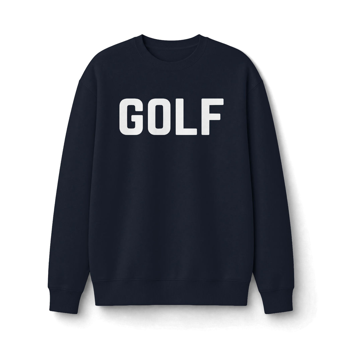 GOLF Crewneck Sweatshirt — Minimal Golf Logo Pullover