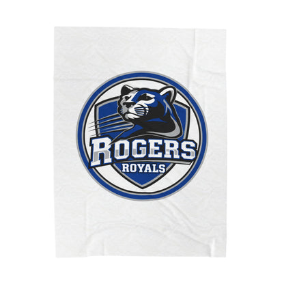 Rogers Royals Velveteen Plush Blanket - Perfect for Relaxation and Home Decor