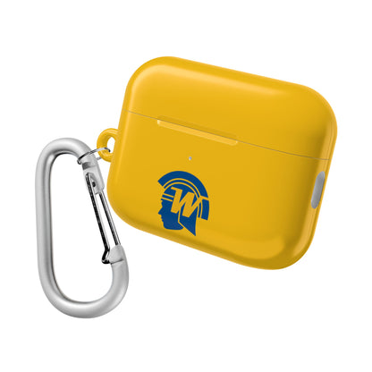 Wayzata Trojans Yellow AirPod Case with Warrior Design | Perfect for Music Lovers & Students