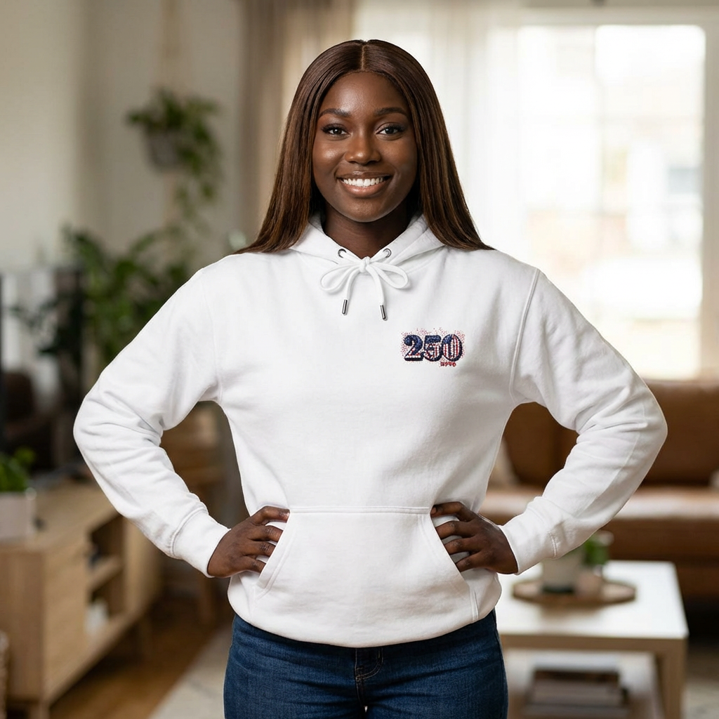250th Anniversary Hoodie — Small Right-Chest Logo