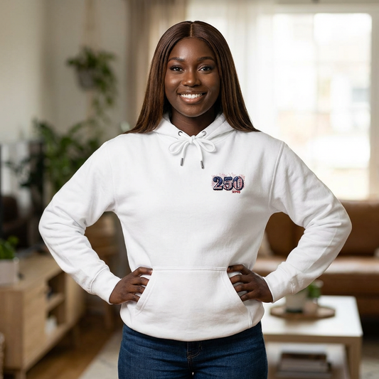 250th Anniversary Hoodie — Small Right-Chest Logo