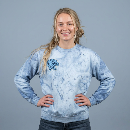 Bloomington Jefferson Jaguars Color Blast Crewneck Sweatshirt for a Vibrant Vibe, Unisex Tie-Dye Fashion