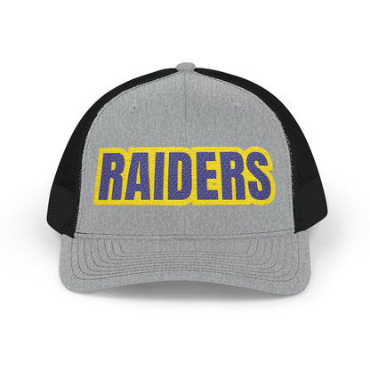 Cretin Derham Hall Raiders Trucker Cap – Black and White Snapback Hat
