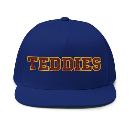 Minneapolis Roosevelt Teddies Embroidered Flat Bill Cap — School Spirit Snapback