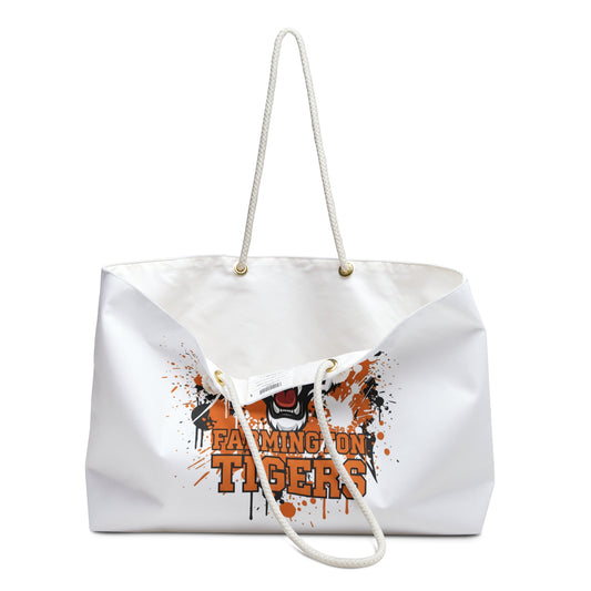 Farmington Tigers Splash Weekender Bag — Stylish Travel Tote for Adventurers